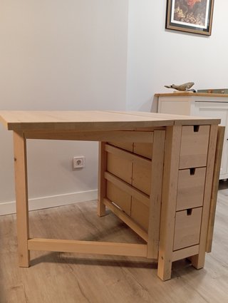 Mesa abatible IKEA NORDEN madera 152x80