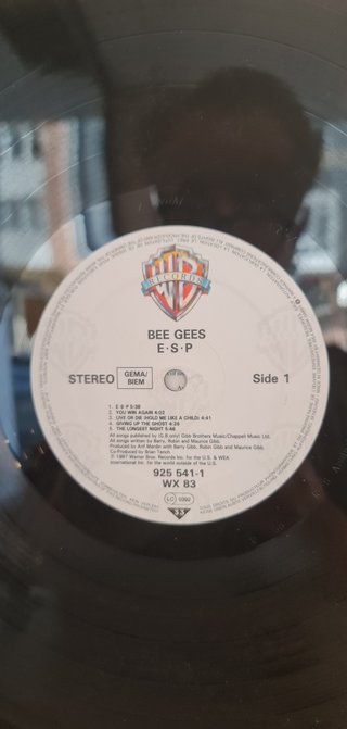 Vinilo Bee Gees E.S.P. 1987 Warner Bros Alemania