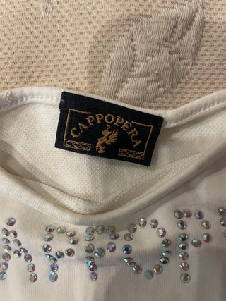 Camiseta tirantes Cappopera con pedrería