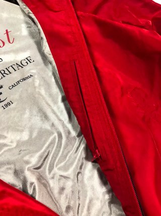 Cortavientos Forecast Rojo Vintage L 90s Bomber