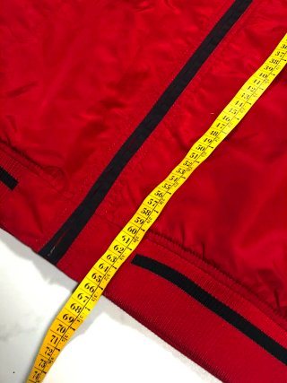 Cortavientos Forecast Rojo Vintage L 90s Bomber