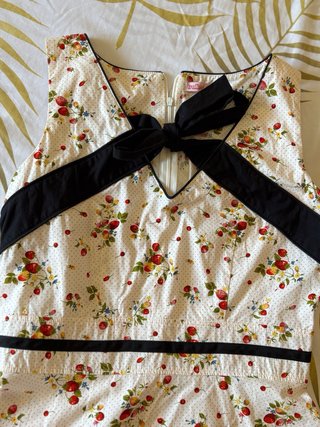 Vestido Trollied Dolly Estampado Fresas