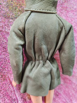 Giacca in pelle Barbie vintage anni '70