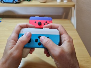 Grip Joy-Con Nintendo Switch 1 + Soporte