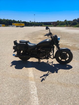 Hyosung Aquila 125 CC Custom Funcionando