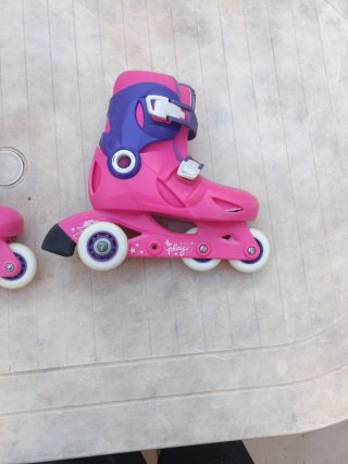 Patines Oxelo rosas y morados