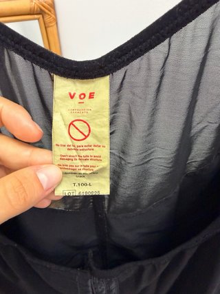 Faja postquirúrgica negra