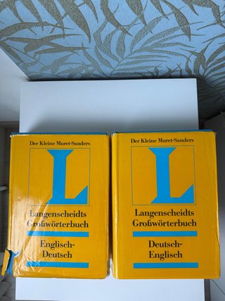 Muret-Sanders Langenscheidt Inglés-Alemán, 2 tomos