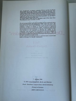 Muret-Sanders Langenscheidt Inglés-Alemán, 2 tomos