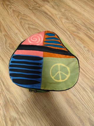Mochila corazón plegable multicolor