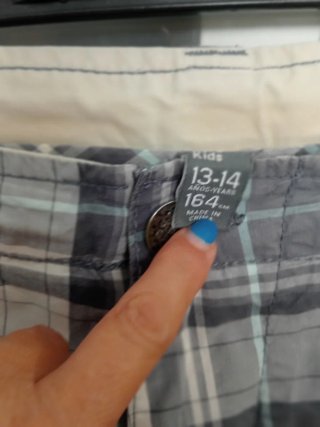 Bermudas de adolescente cuadros