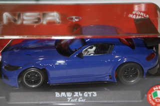 Scalextric NSR BMW Z4 GT3 E89 Test car blue
