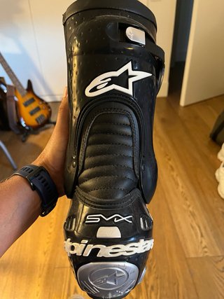 Botas Moto Alpinestars Piel Negra