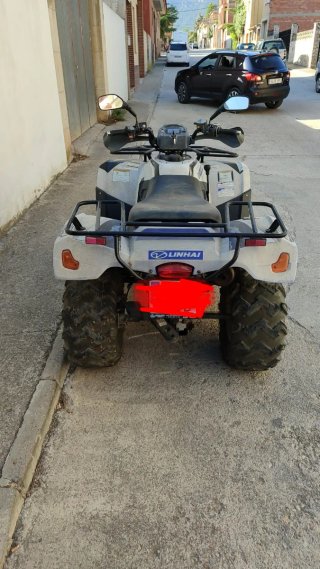 Quad Linhai 250cc Azul y Blanco