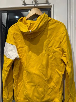 Sudadera Le Coq Sportif Amarilla y Blanca