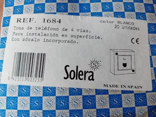 Tomas Teléfono Solera 1684 - 4 Vías