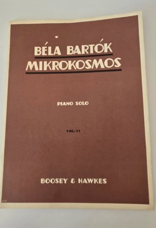 Béla Bartók Mikrokosmos Vol. VI Partituras Piano