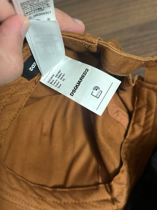 Gorra Dsquared2 Marrón Patch Logo