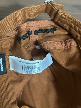Gorra Dsquared2 Marrón Patch Logo