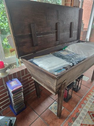 Alacena antigua de madera, Artesa, Masera, Pastera