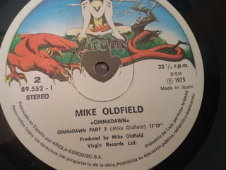 Mike Oldfield - Ommadawn LP Vinilo