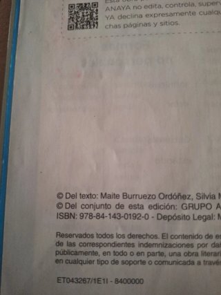 Libros de 5° de primaria del colegio Giovanni