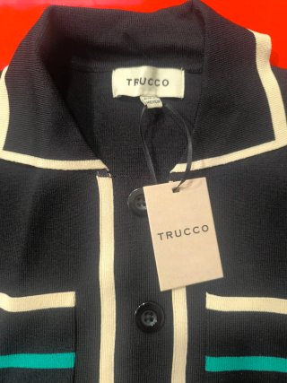 Jersey Trucco S Negro con detalles Teal