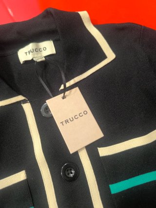 Jersey Trucco S Negro con detalles Teal