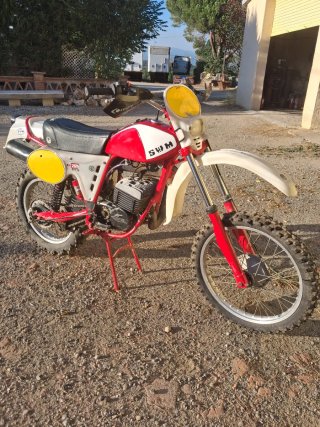 SWM 250 Enduro 1978 Roja y Blanca