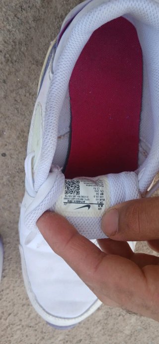 Zapatillas Nike Blancas y Moradas