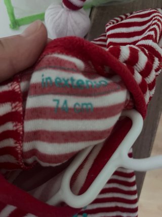 Pelele Papá Noel gorrito 74cm