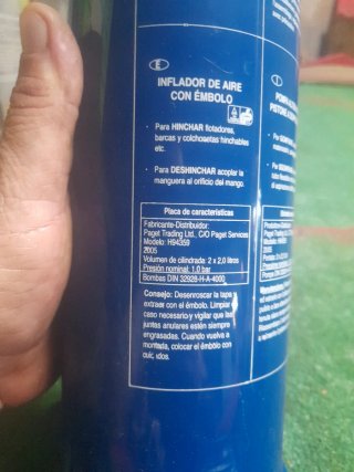 Inflador de aire para colchón