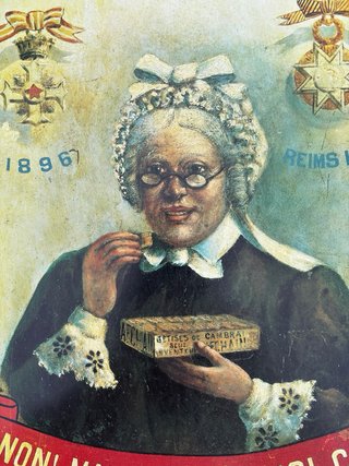Insegna pubblicitaria Bêtises de Cambrai