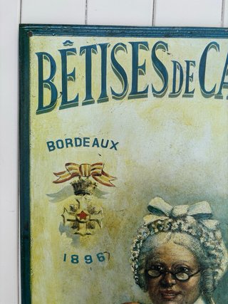 Insegna pubblicitaria Bêtises de Cambrai