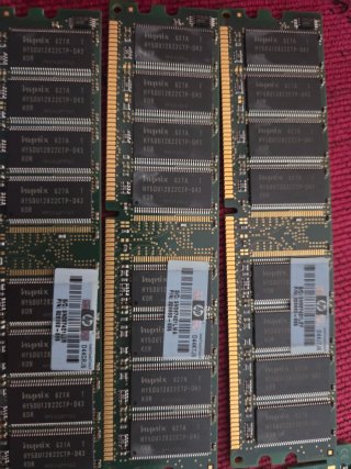 GRAN LOTE DE 156 MEMORIAS RAM RETRO / VINTAGE