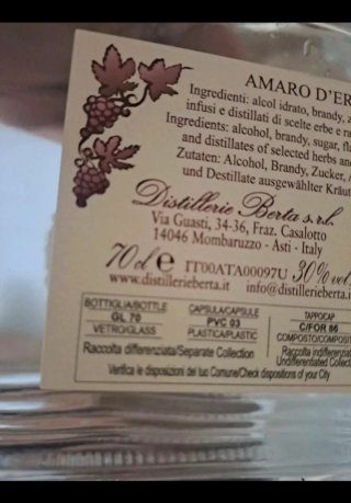 Set Liquore e  6 Bicchierini