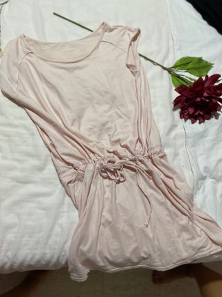 Vestido playero rosa Talla S/M