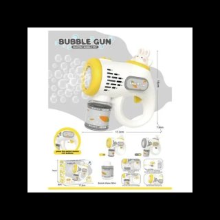 Pistola de burbujas conejo eléctrica