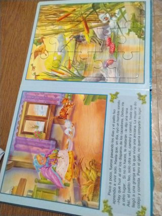 Libro puzzle El patito feo