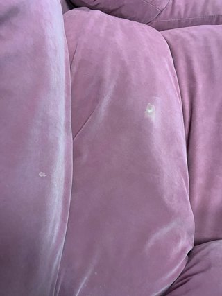 Sofá 3 plazas rosa