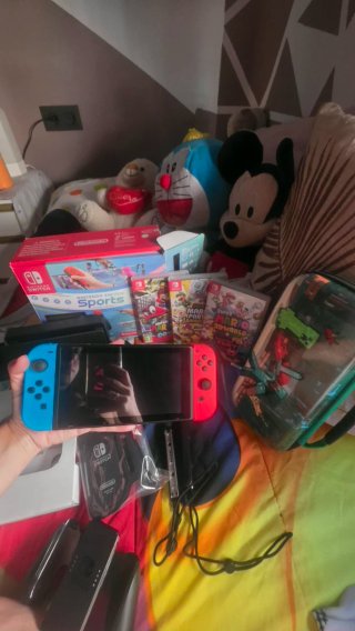 Nintendo Switch Sports + 3 Juegos Mario + Funda