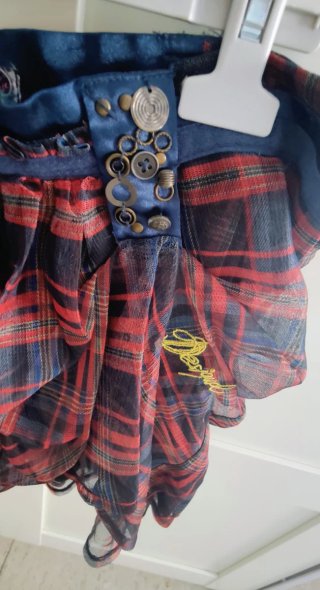 Falda Desigual cuadros XL