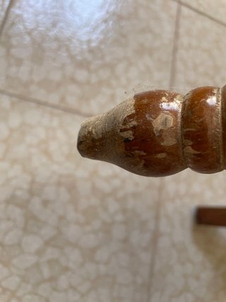 2 Sillas Vintage Madera y Terciopelo