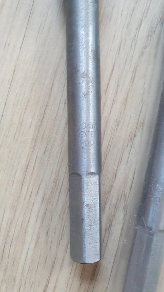 Set Brocas de acero 46 cm longitud total