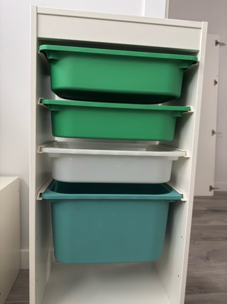 2 Estantería Modular Ikea con Cajones