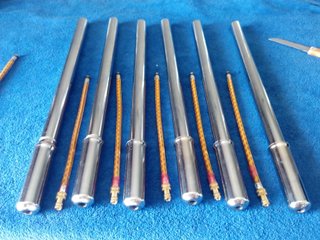 inflador hinchador Bombin clasico cromado de metal