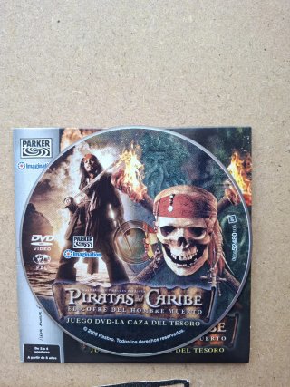 Piratas del Caribe Juego DVD La Caza del Tesoro