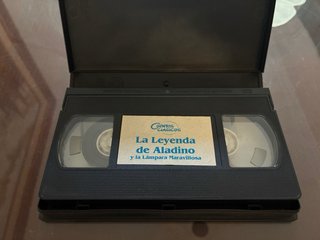 VHS La Leyenda de Aladino y la Lámpara Maravillosa