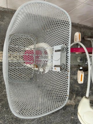 Bicicleta niña 16" rosa y blanca (no se envía)