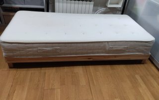 Cama + colchón individual 90x200